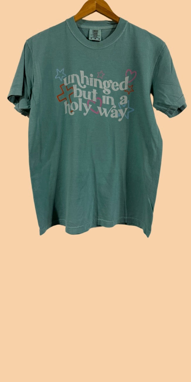 Unhinged but in a Holy Way Oversized T-Shirt