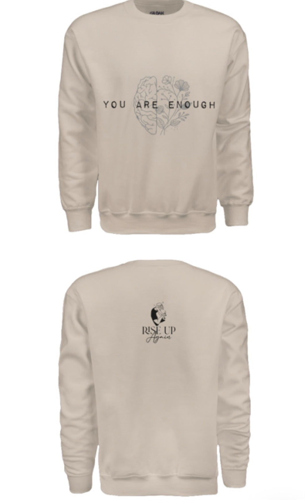 You are Enough Crew Sweatshirt