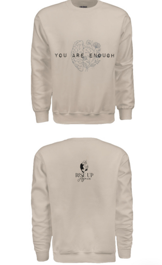 You are Enough Crew Sweatshirt