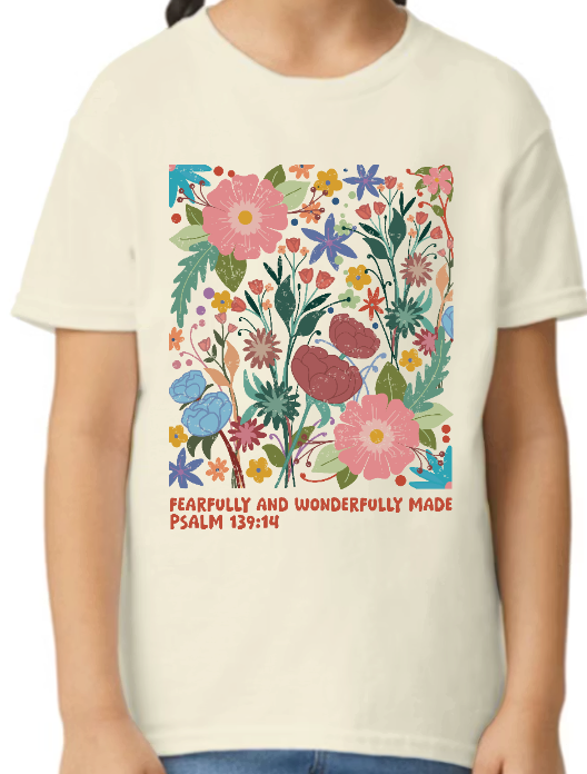Kids T-Shirt- Fearfully and Wonderfully Made