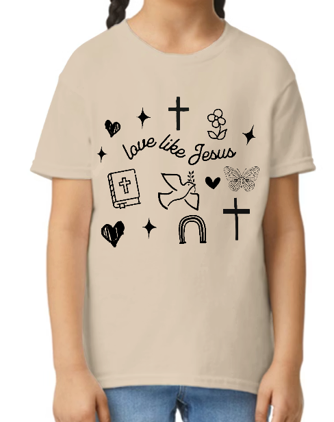 Kids T-Shirt- Love Like Jesus