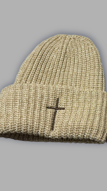 Fall Collection- Beanie ( w/Cross)