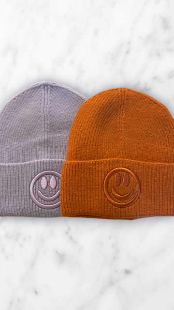 Custom Embroidered Smile Beanie